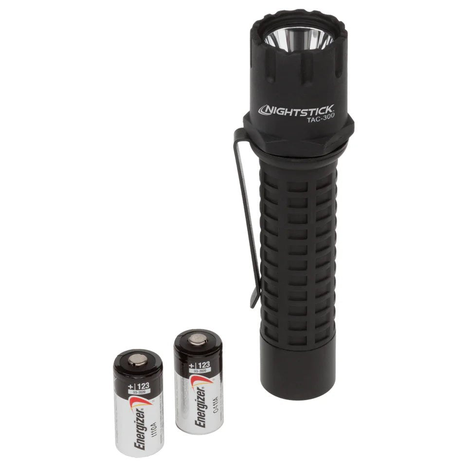 Wiederaufladbare taktische Polymer-Taschenlampe TAC-300B