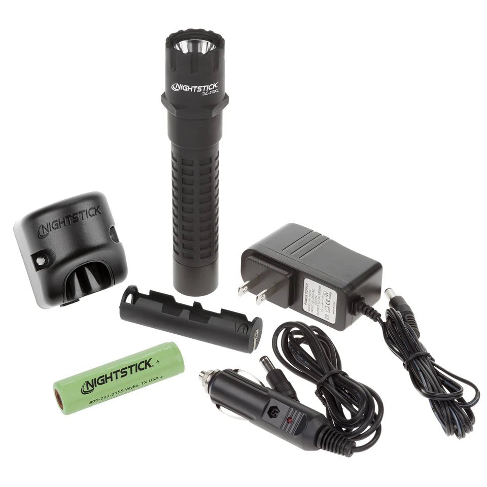 Wiederaufladbare taktische Polymer-Taschenlampe TAC-410XL