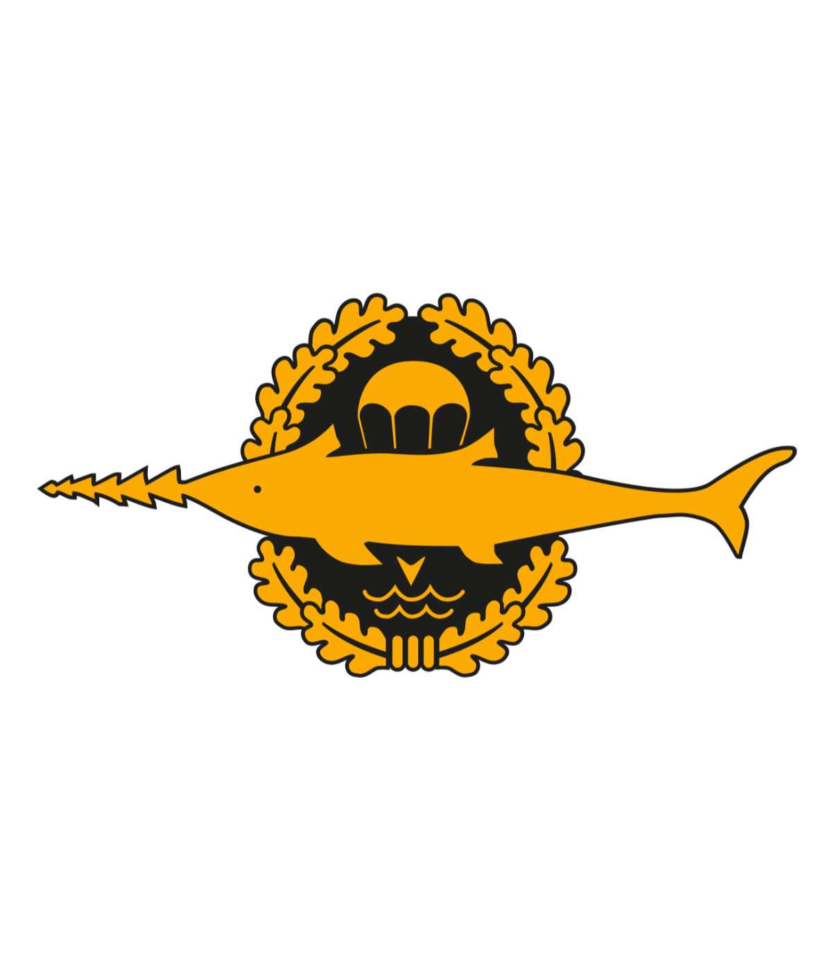 Mitgliedslogo der Kampfschwimmer Association e.V. – Symbol für die Zugehörigkeit zu einer führenden Vereinigung, die sich auf militärische Schwimm- und Kampftechniken spezialisiert
