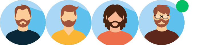 Support-Team Favicon – Symbol für Kundenservice und Unterstützung