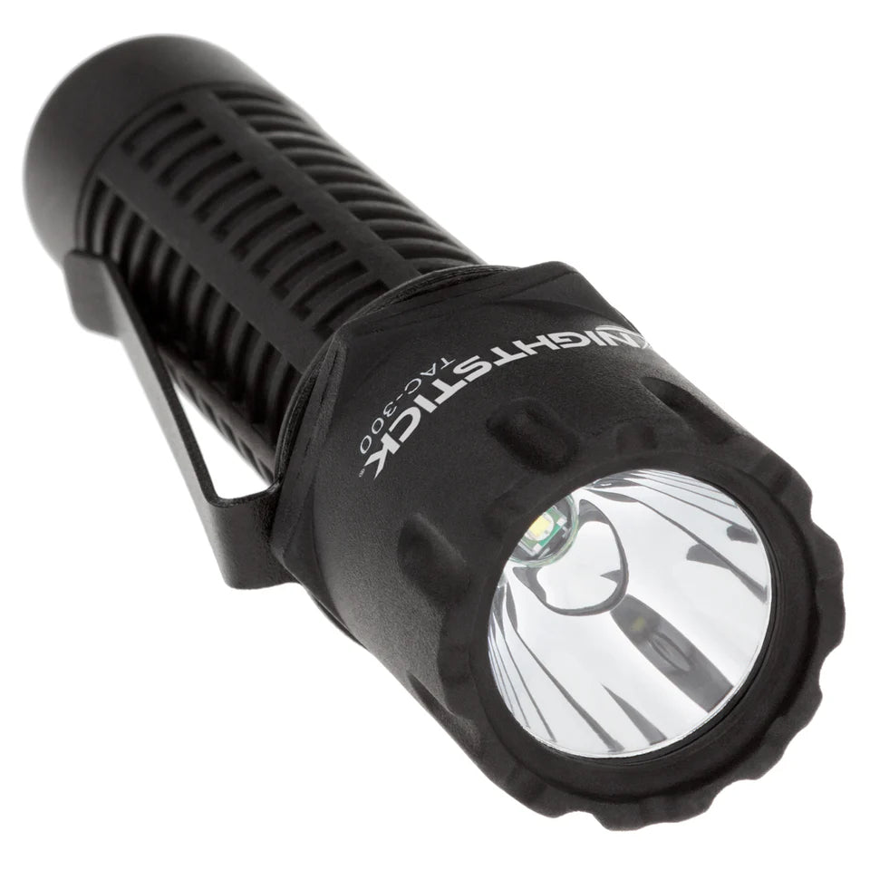 Wiederaufladbare taktische Polymer-Taschenlampe TAC-300B